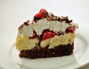 Black Forest Rasmalai Cake